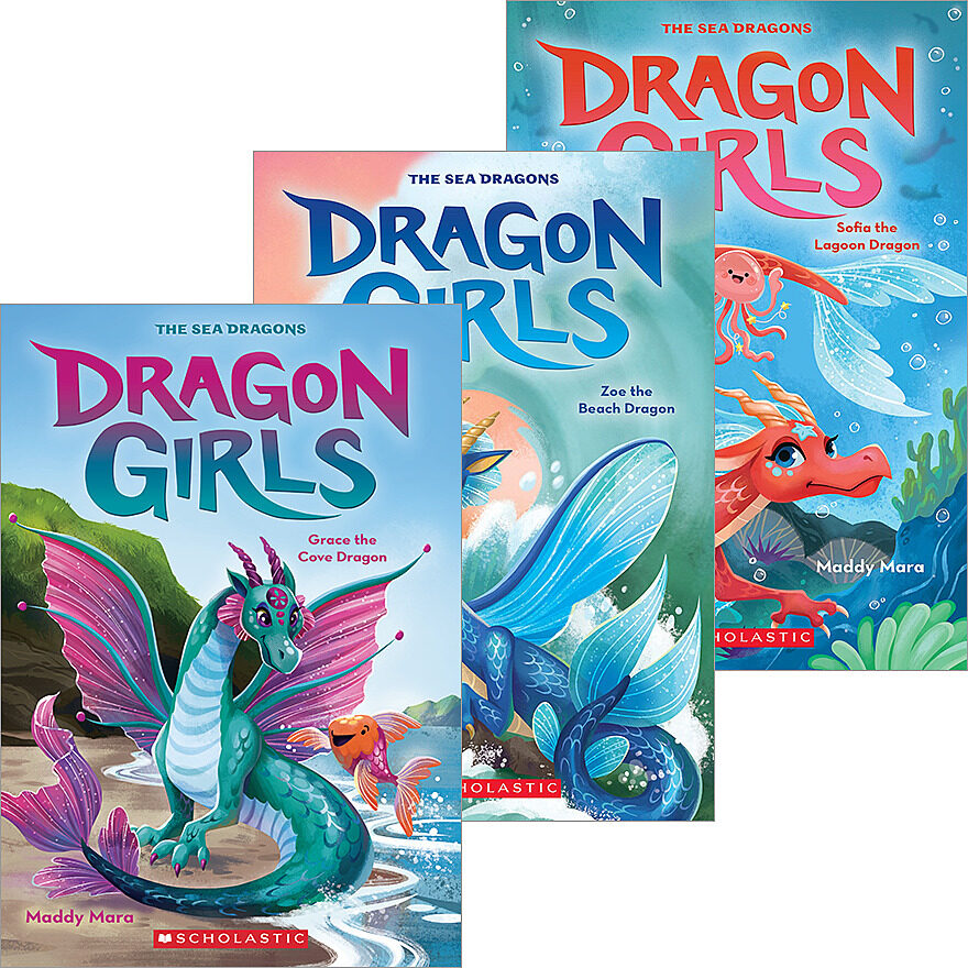 Dragon Girls 3-Pack by Maddy Mara (Book Pack)