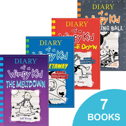 Diary of a Wimpy Kid #11-#17 Pack by Jeff Kinney (Book Pack