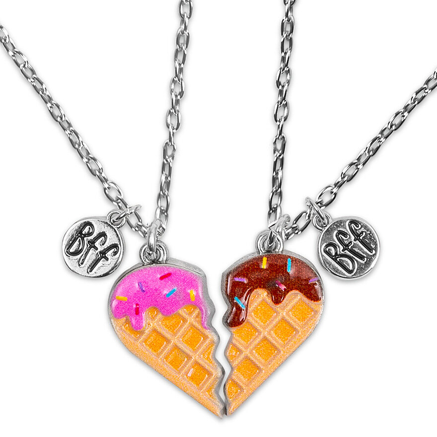 Food Besties Guided Diary with BFF Necklaces Journal Diary Scholastic Book Clubs