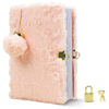 Plush Pink Diary with Charm
