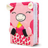 Plush Strawberry Cow Journal with Squishy