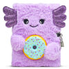 Plush Axolotl Squishy Snack Diary