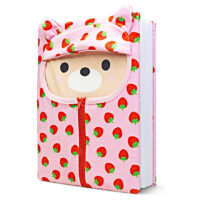 Strawberry Teddy Bear Sketch Journal