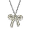 Floral Bow Diary with Necklace