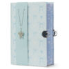 Floral Bow Diary with Necklace