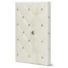 Quilted Gold Studded Foldover Diary