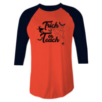 Large Trick or Teach Raglan Tee