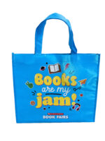 Books Are My Jam Reusable Tote Bag