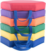 Hexagon Storytime Cushions with Handles (6 ct.)