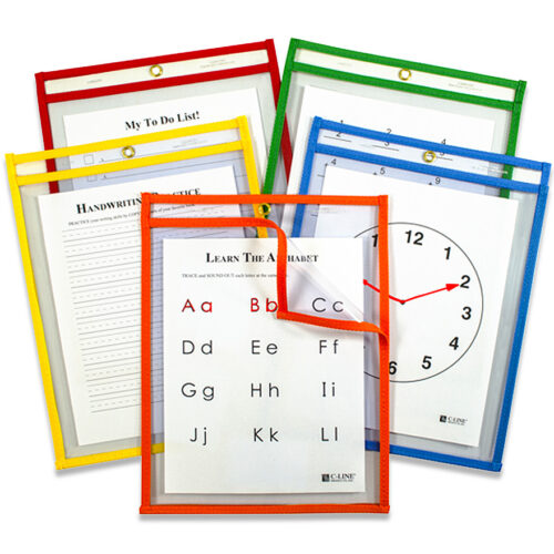 Easy-Load Dry-Erase Pockets (Professional Supplies)