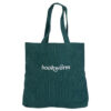 Bookworm Embroidered Corduroy Tote Bag