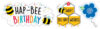 Birthday Bees Mini Bulletin Board Set (61 pcs.)