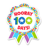 Hooray 100 Days! Sticker Badges (36 ct.)