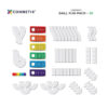 CONNETIX&reg; Magnetic Tiles Rainbow Ball Run Pack