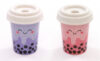 Bubble Tea Eraser with Pencil Sharpener