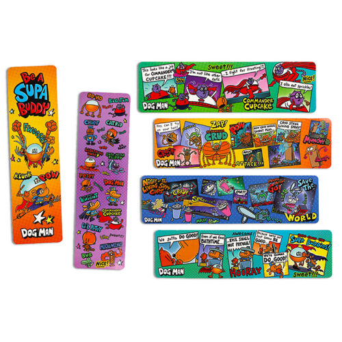 Dog Man Bookmarks Pack (Incentive & Prize) | Scholastic Book Clubs