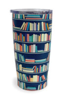 Book-Pattern Stainless Steel Tumbler
