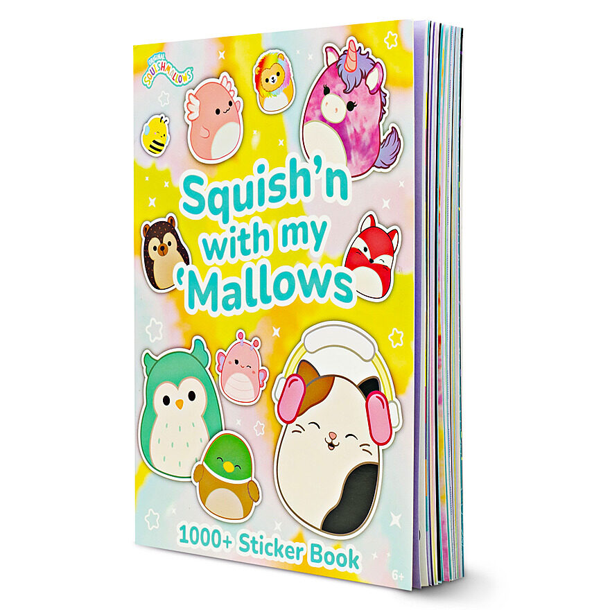 Squish'N With My Squad Squishmallows™ Sticker Book With 1000+ Stickers