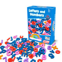 Rainbow Magnetic Letters and Numbers