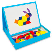 Rainbow Pattern Blocks & Magnetic Board Set