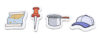 Junior Learning® Rainbow CVC Foam Objects Magnets
