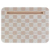 Book Print Checkered Lap Desk