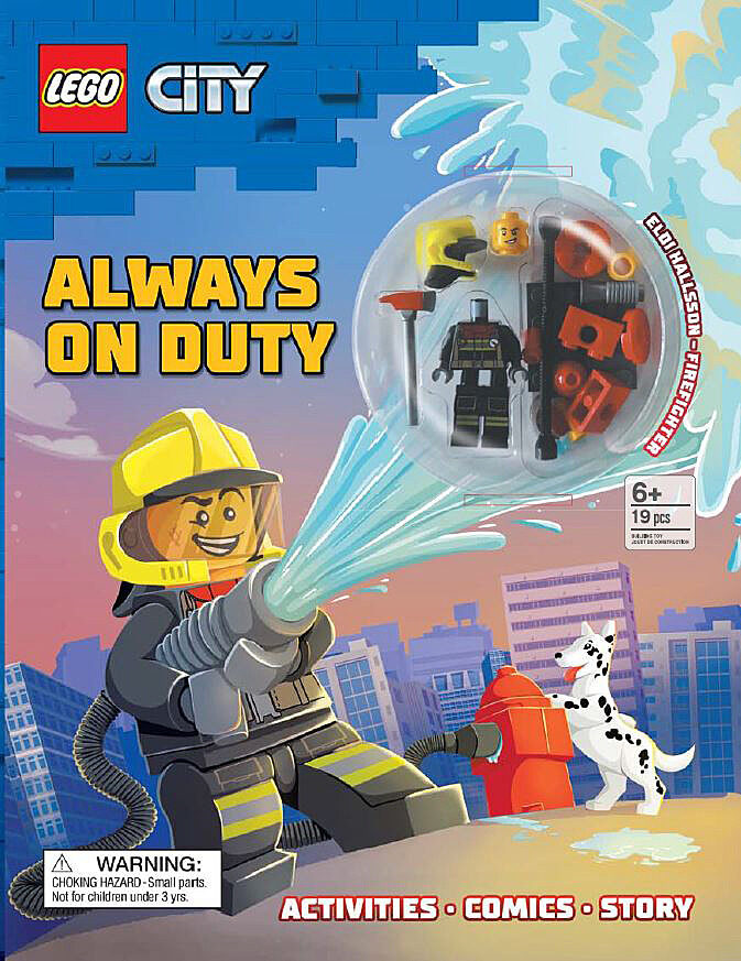 LEGO City Always on Duty Activity Book with Minifigure Activity