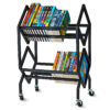 Contemporary Metal Frame Mobile Book Display 