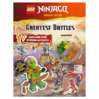 LEGO&reg; NINJAGO&reg; Dragons Rising: Greatest Battles Seek and Find Sticker Activity with Minifigure