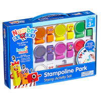 Numberblocks Stampoline Park & Plush Set