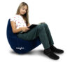 Peapod Inflatable Chair with Hand Pump