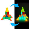 PicassoTiles® Glow-in-the-Dark Magnetic Tiles