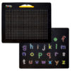 PicassoTiles® Magnetic 2-in-1 Alphabet & Freestyle Drawing Board