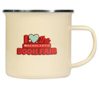I Heart the Book Fair Enamel Mug
