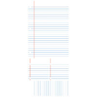 Dry-Erase Notebook Paper Decals
