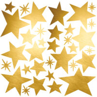 Gold Star Wall Decals