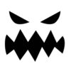 Glow-in-the-Dark Halloween Pumpkin Decals
