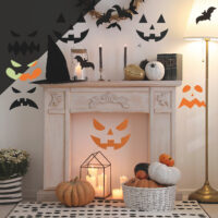 Glow-in-the-Dark Halloween Pumpkin Decals