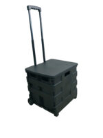 Folding Rolling Cart with Lid