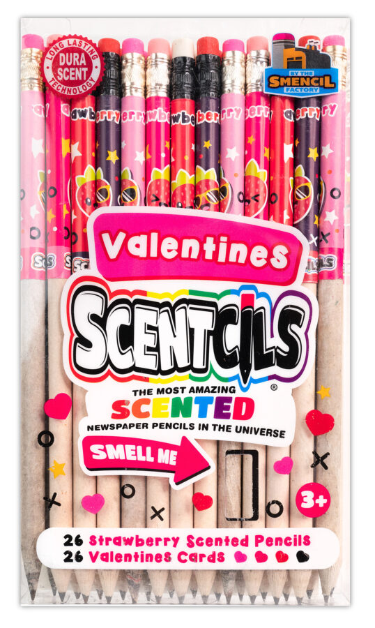 VALENTINE'S DAY 8 COUNT PENCILS NEW WITH FREE SHIPPING!!!!