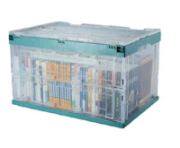 Large Clear Foldable Storage Bin