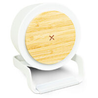Bluetooth® Speaker with Wireless Charger and Mood Light