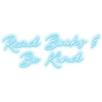 Read Books & Be Kind Neon Wall Sign