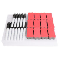 Double-Sided Magnetic Whiteboard Pack (12 ct.)