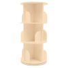 3-Tier Round Spinner Display (Tan)