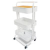 3-Tier Rolling Cart with Lid