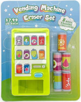 Vending Machine Eraser Set