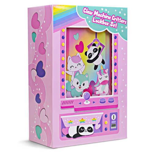 Claw Machine Critters Lockbox Set (Stationery)