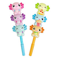 Stacked Squishy Axolotl Pen (Assorted)