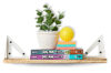 17&quot; Wall-Mounted Wood Shelf (3 ct.)